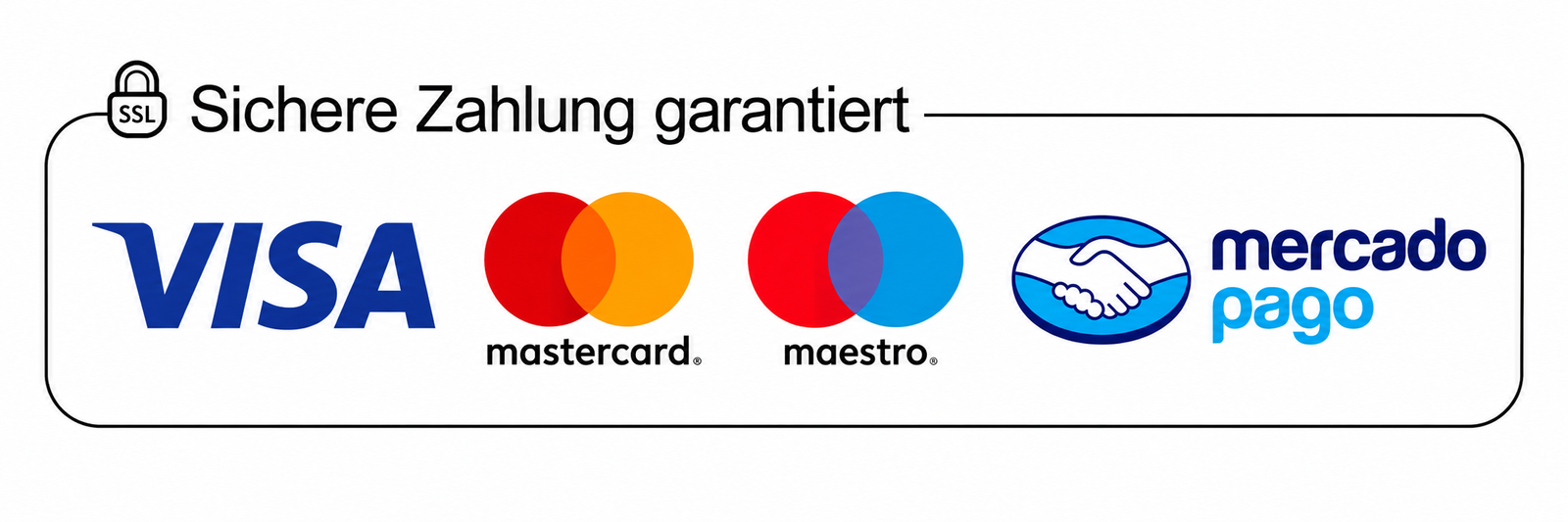 Verfügbare Zahlungsarten